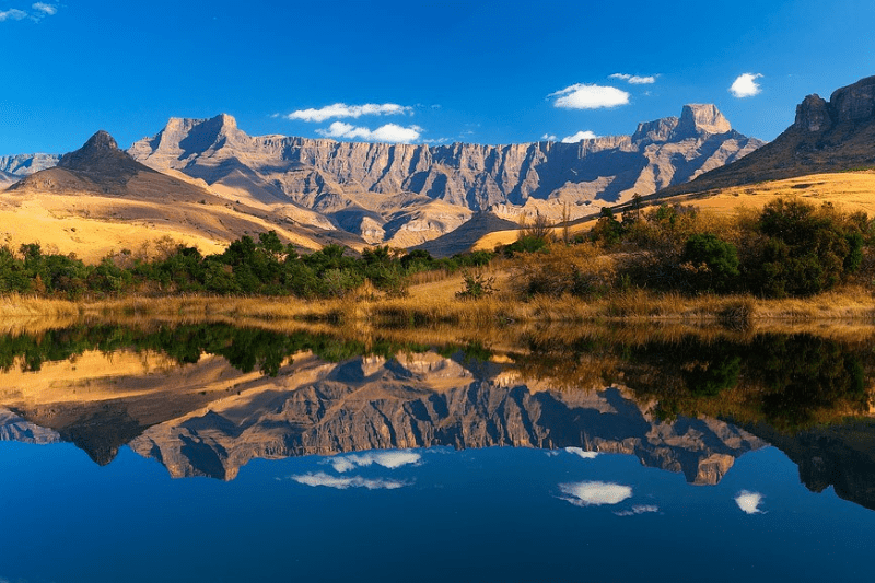 Drakensberg Mountains in South Africa used as a symbolic ashes scattering location