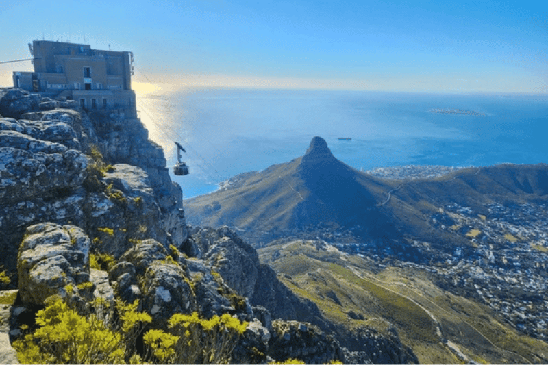 Table Mountain in Cape Town used as a symbolic ashes scattering location