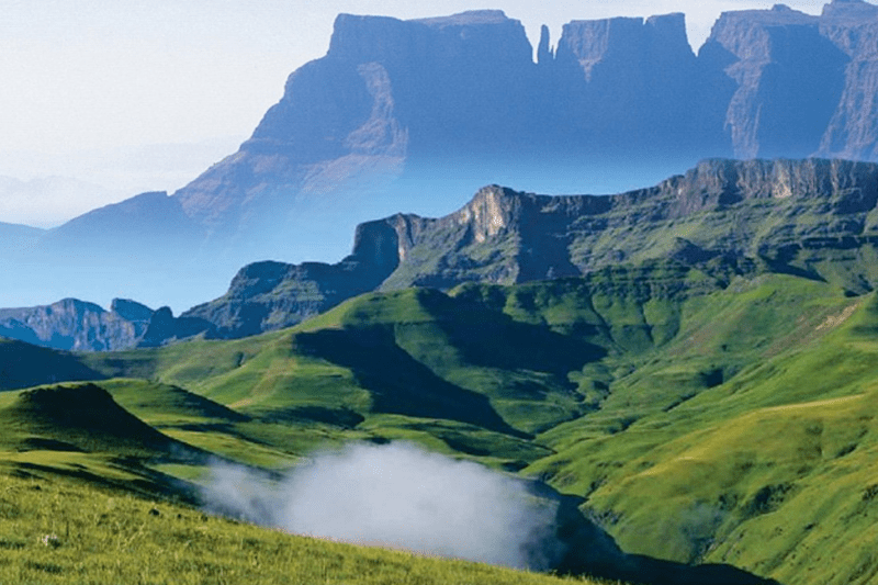 Drakensberg Mountains in South Africa used as a symbolic ashes scattering location